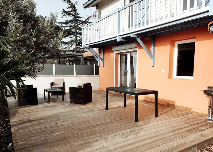 Avec Piscine L'abris Cotier Villa Mimizan-Plage